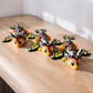 Fantasy Dragon Trio – 3D Printed Cute Articulated Fidget Dragons (3 Pack)