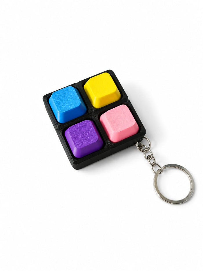 Build Your Own Clicker Kit - 4-Key Square Block shape