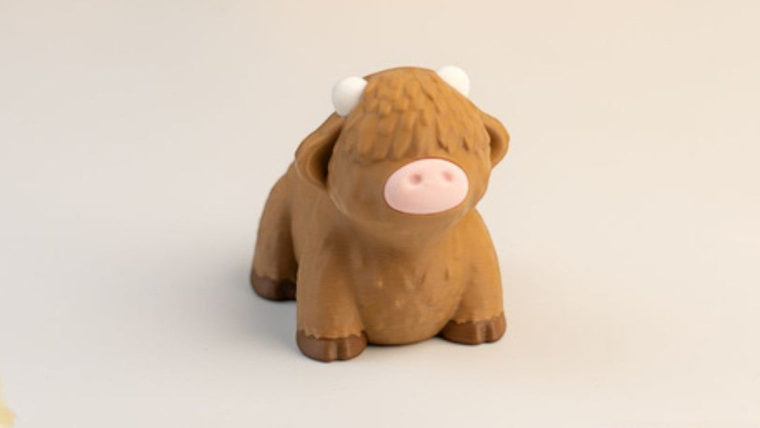FlexiFriends™ Farm Animals Mini 3D Printed Flexible Figurines — detail shot, PrintWorx3D South Africa