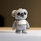 Gray flexible koala figurine clinging pose
