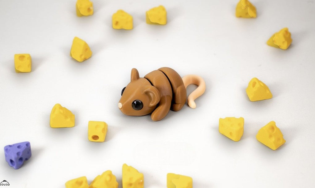 FlexiFriends™ Farm Animals – Mini 3D Printed Flexible Figurines