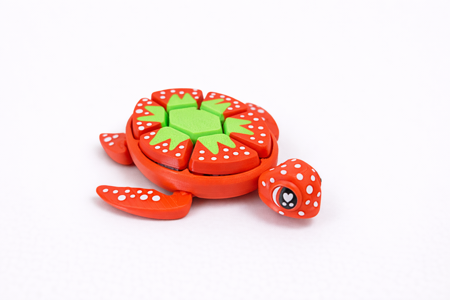 Clicker Turtle Keychain Mechanical Fidget — 3D printed in South Africa by PrintWorx3D