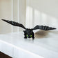 Black articulated Toothless dragon collectible with wings