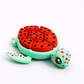 Clicker Turtle Keychain Mechanical Fidget — articulated 3D printed toy
