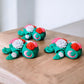 3D Printed Floral Turtle Trio – Articulated Fidget Turtles (3 Pack)