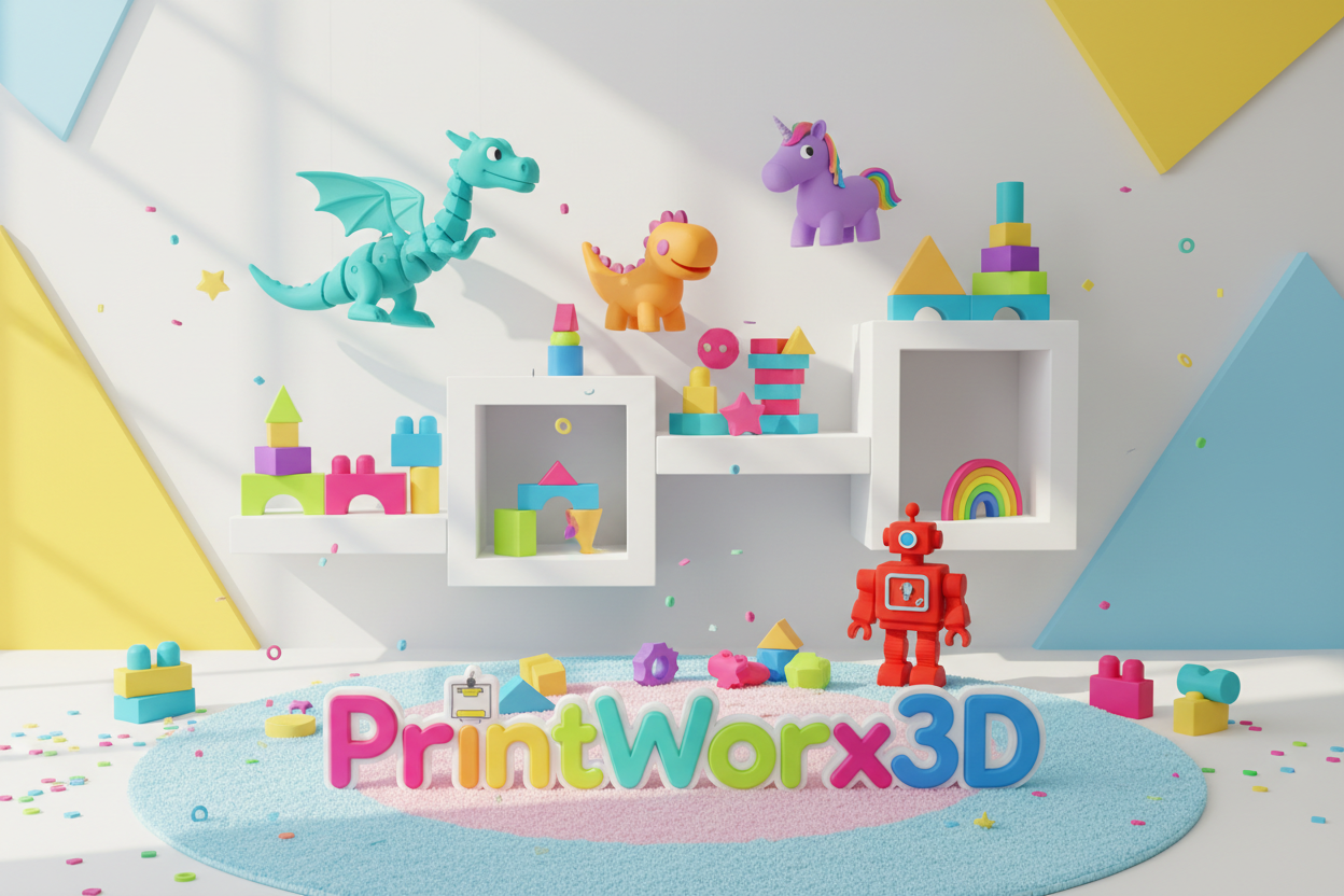 PrintWorx3D Toys Display